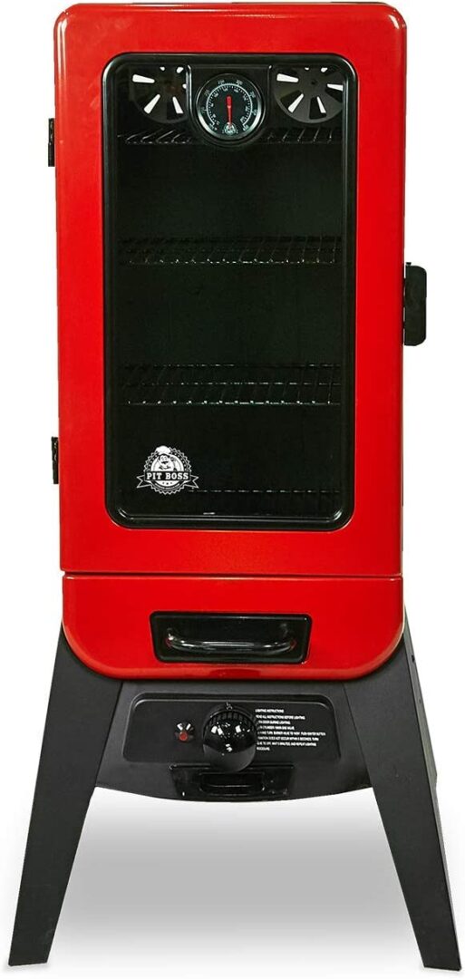 PIT BOSS 77435 Vertical Lp Gas Smoker, Red